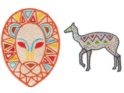 African Deco Embroidery Machine Design