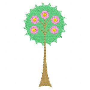 April Showers May Flowers Embroidery Machine Design