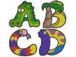 Animal Alphabet Machine Embroidery Designs