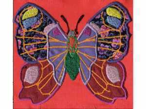Applique Butterflies 2 Embroidery Machine Design