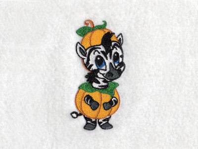 Baby Zoo Pumpkins Embroidery Machine Design