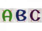 Baseball Alphabet Machine Embroidery Designs