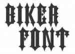 Biker Font Machine Embroidery Designs