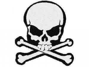 Biker Badge Set Embroidery Machine Design