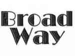 Broadway Font Machine Embroidery Designs
