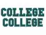 College Outline Font Machine Embroidery Designs