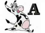 DD Cow Alphabet Machine Embroidery Designs