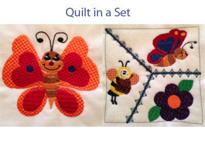 Crazy Quilt Butterflies