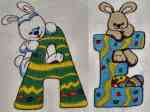 Easter Time Alphabet Machine Embroidery Designs