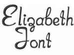 Elizabeth Font Machine Embroidery Designs