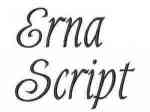 Erna Script Font Machine Embroidery Designs