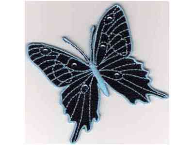 Lace Butterfly Embroidery Machine Design