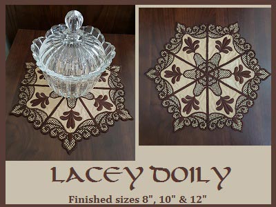 Lacey Doily Embroidery Machine Design