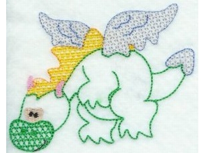Lacey Dragons Embroidery Machine Design