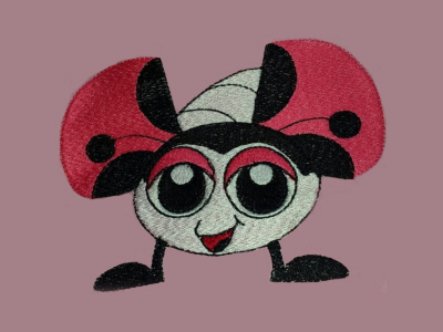 Ladybugs 2 Embroidery Machine Design