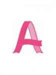 DD Ribbon Alphabet Machine Embroidery Designs