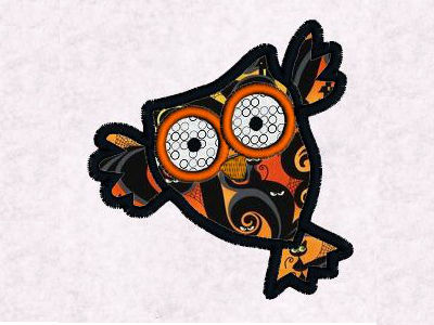 Silly Halloween Applique Embroidery Machine Design
