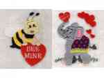 Valentine Critters Machine Embroidery Designs