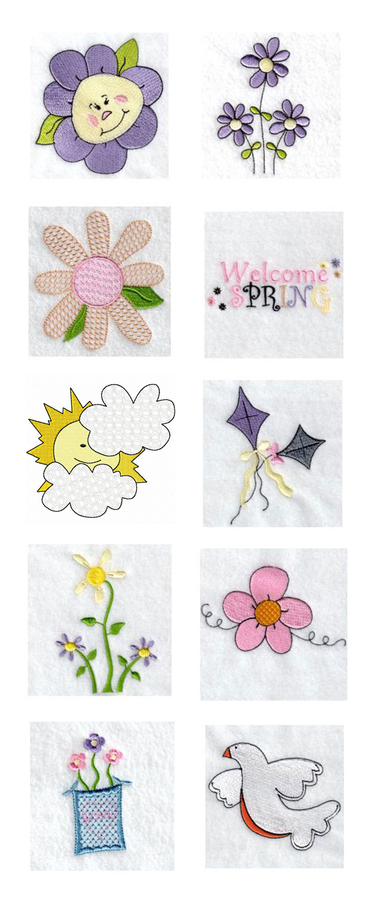 Darlings Of Spring Embroidery Machine Design Details