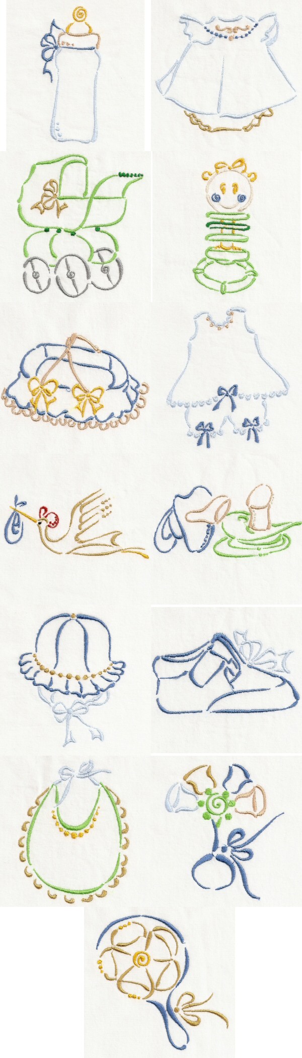 free baby embroidery designs to download