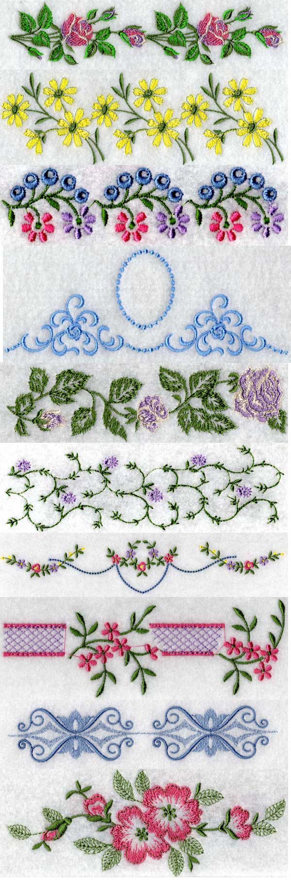 Linens 3 Embroidery Machine Design Details