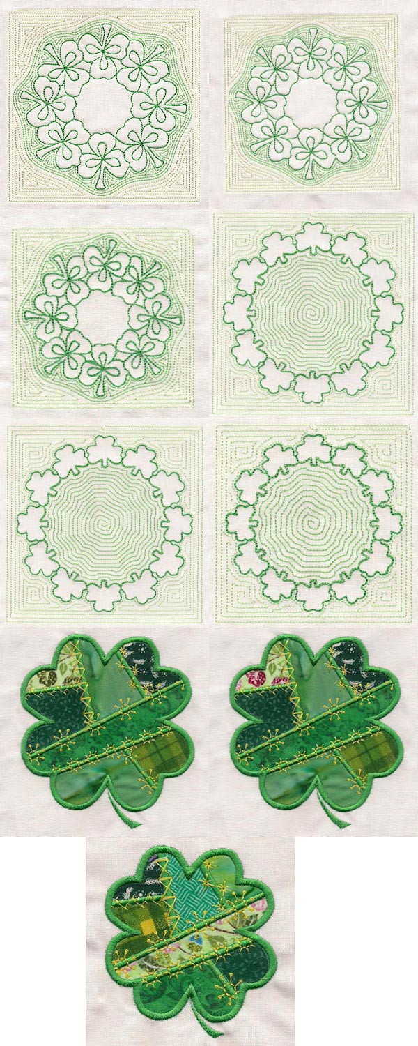 Luck O the Irish 2 Embroidery Machine Design Details