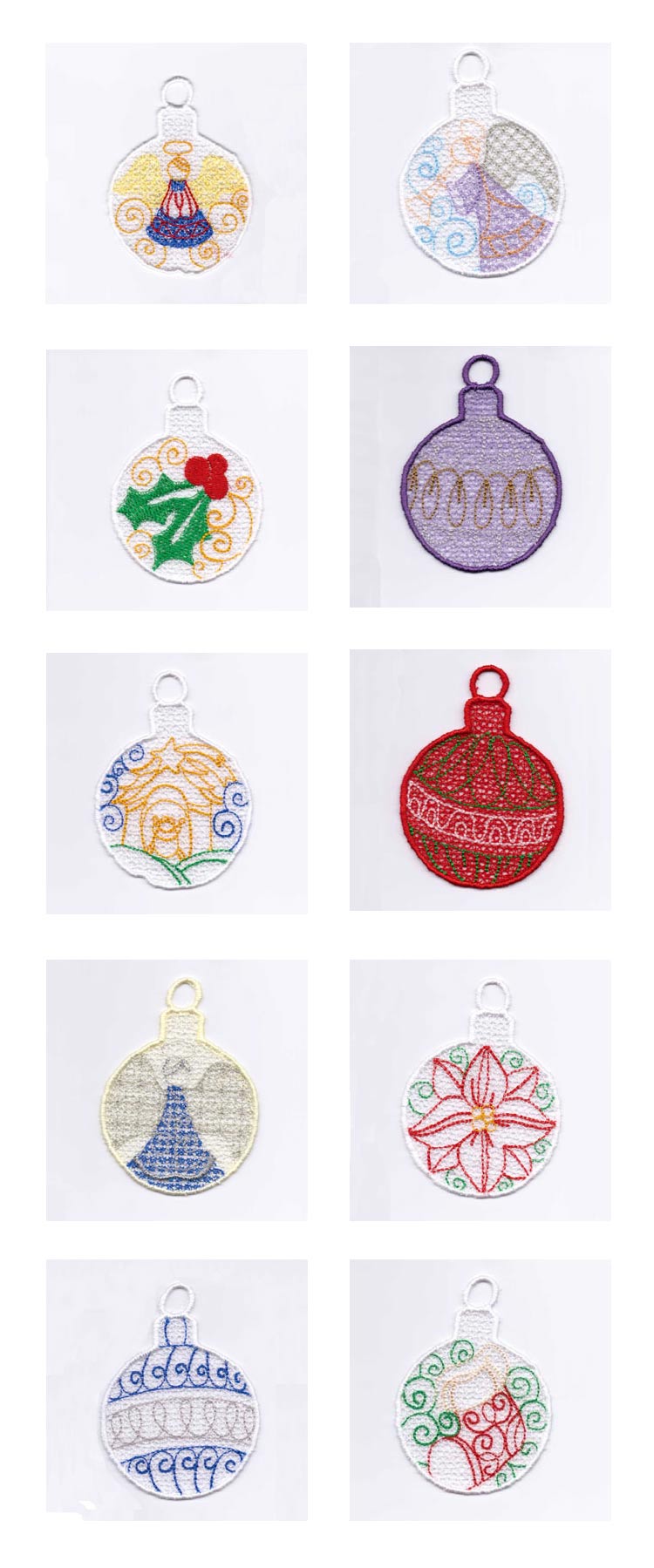 Ornaments Embroidery Machine Design Details