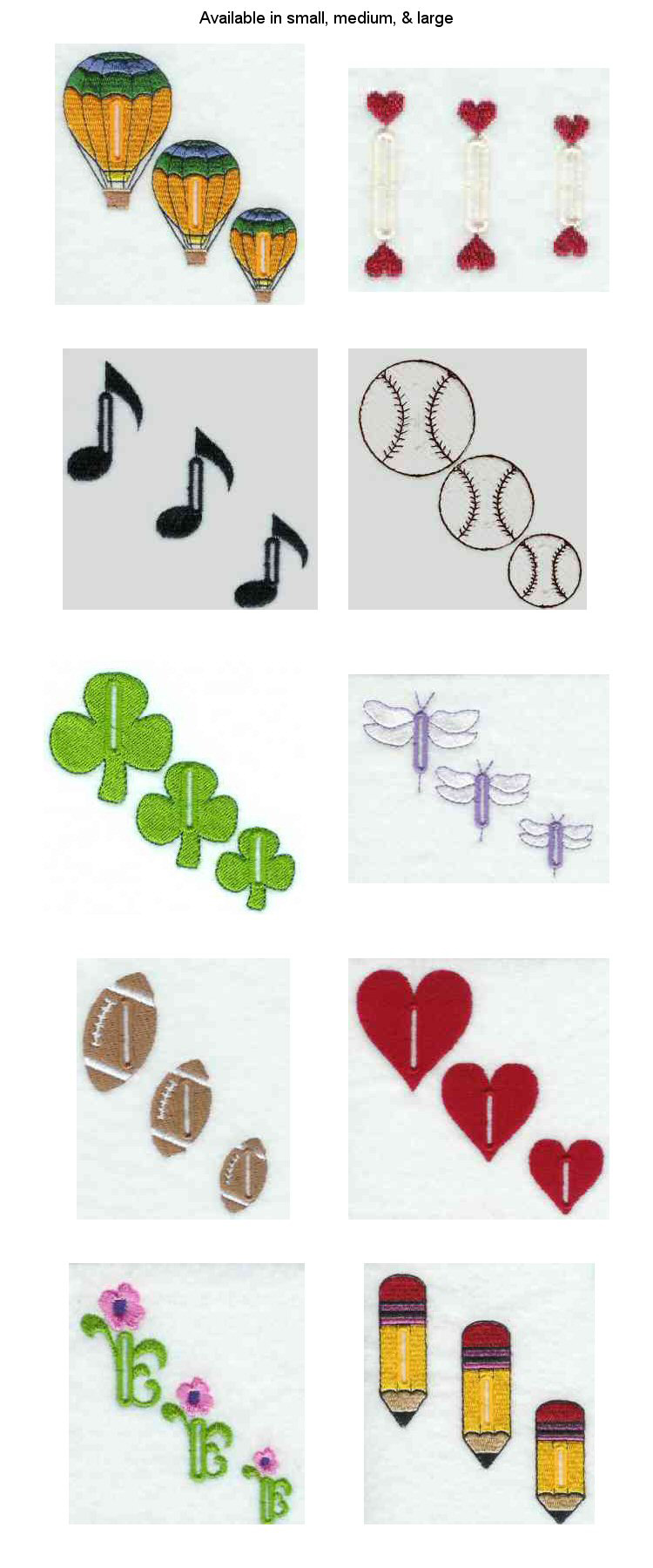 Variety Buttonholes Embroidery Machine Design Details