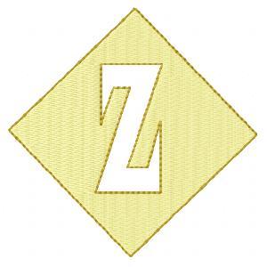 Monogram Letters Embroidery Machine Design