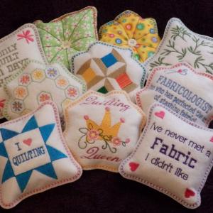 Quilters Pincushions Embroidery Machine Design