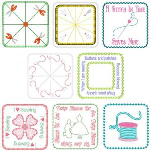 Sewing Room Pincushions Embroidery Machine Design
