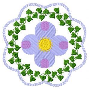 Springtime Flowers_ Designs And Coasters Embroidery Machine Design
