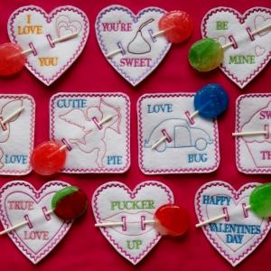 Valentine Charms Bundle - Machine Embroidery