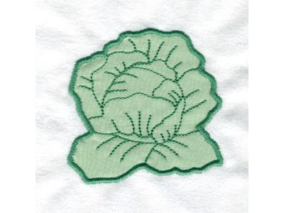 Applique Veggies Embroidery Machine Design