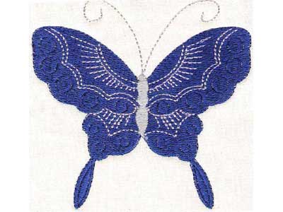 Borderless Butterflies 2 Embroidery Machine Design
