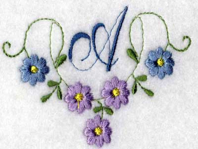 Embroidery.com: Diamond Monogram 5: Embroidery Designs, Thread and
