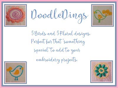 Doodle Dings Embroidery Machine Design