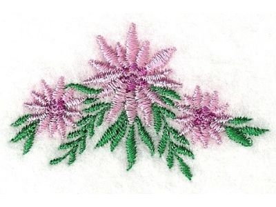 Floral Flowers Embroidery Machine Design