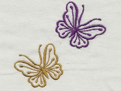 Fluttery Butterflies 2 Embroidery Machine Design