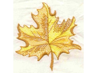 Openwork Fall Leaves Embroidery Machine Design