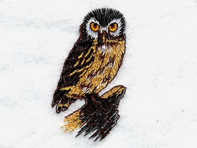 Realistic Wildlife Embroidery Machine Design
