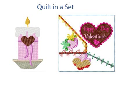 Valentine Treats 2 Embroidery Machine Design