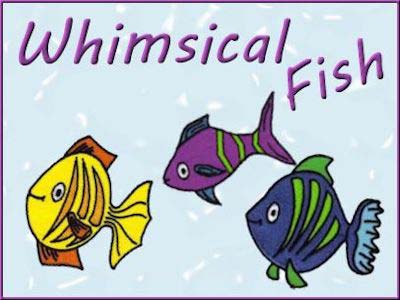 Whimsical Fish Embroidery Machine Design
