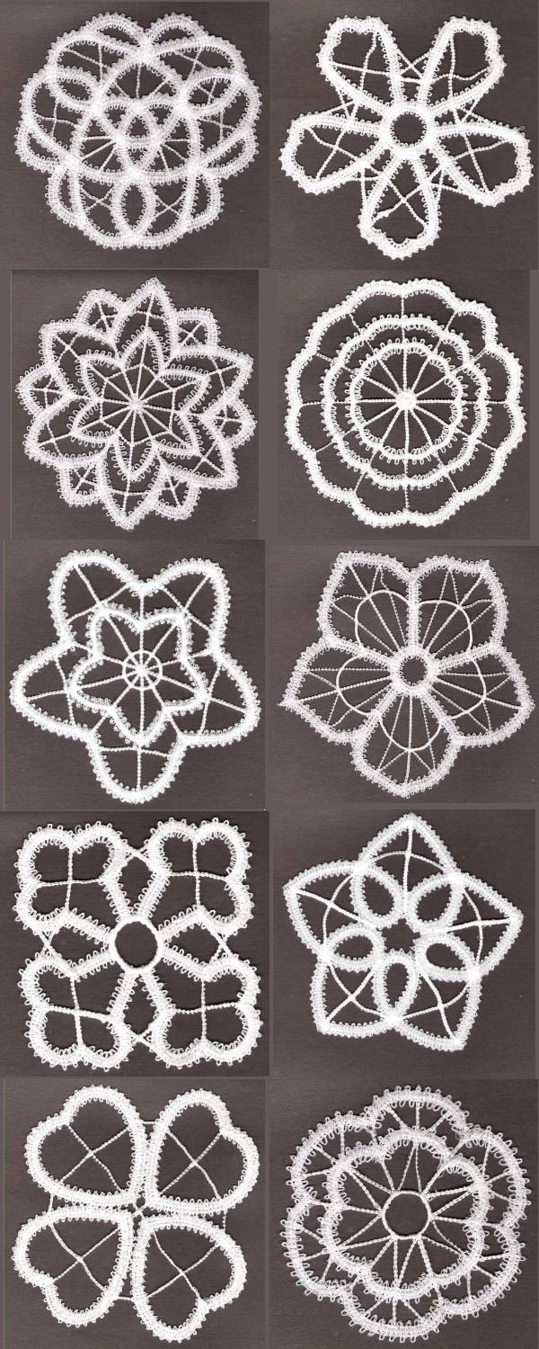 Battenburg Lace Embroidery Machine Design Details