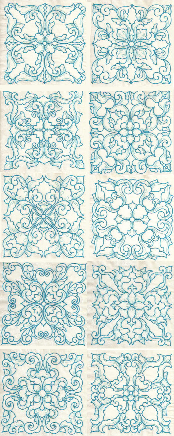 beautifulblwblocks machine embroidery contact sheet