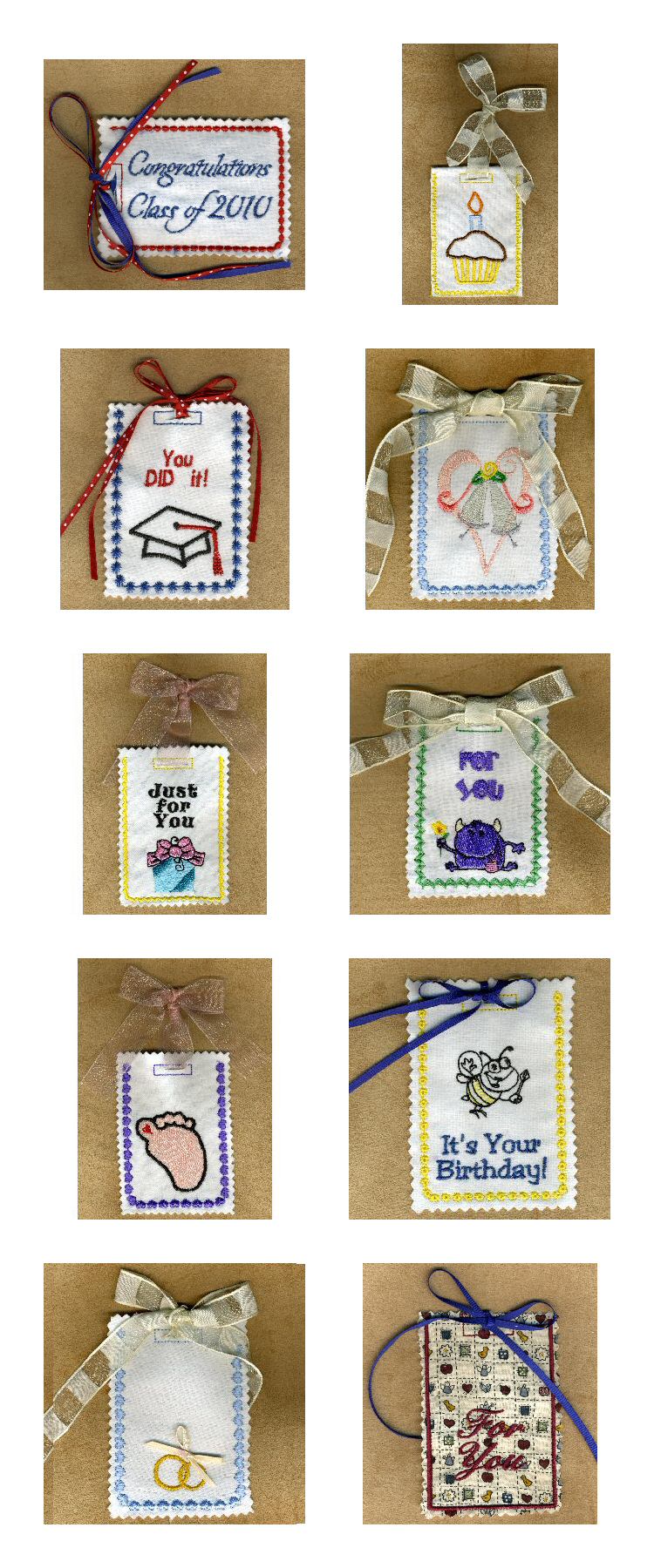 Easy Gift Card Holders Embroidery Machine Design Details