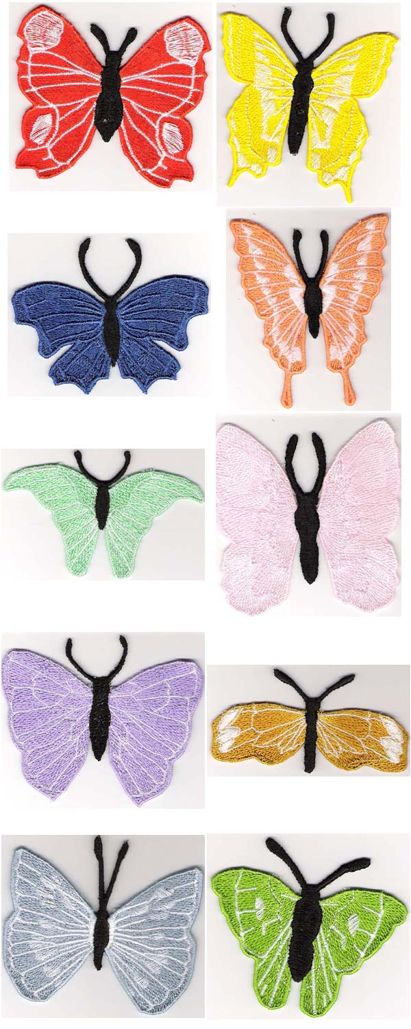 FSL Butterflies Embroidery Machine Design Details
