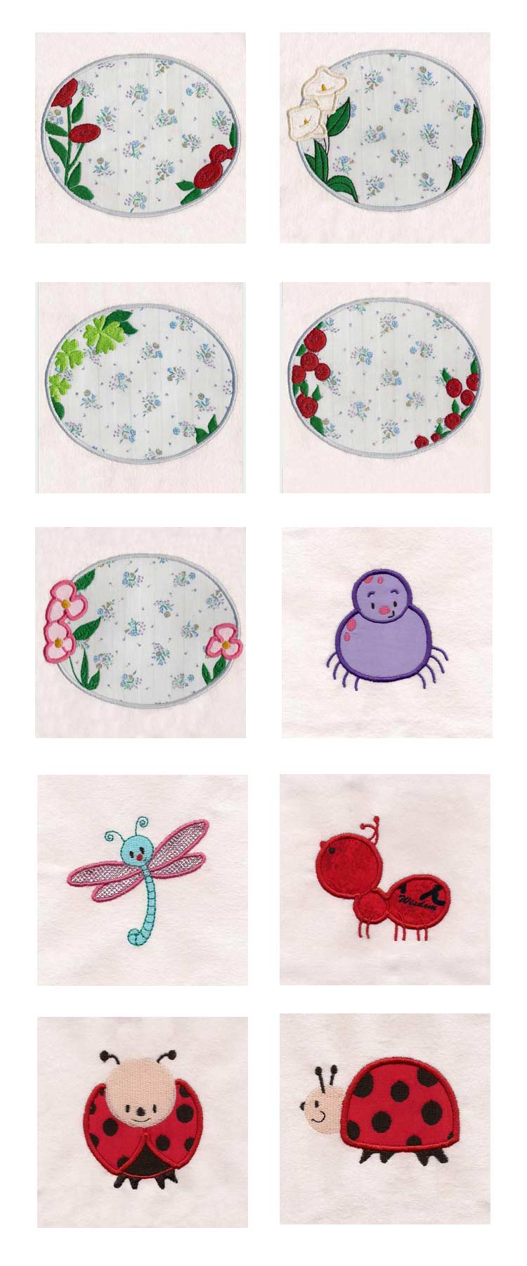 Spring Time Scenes Embroidery Machine Design Details