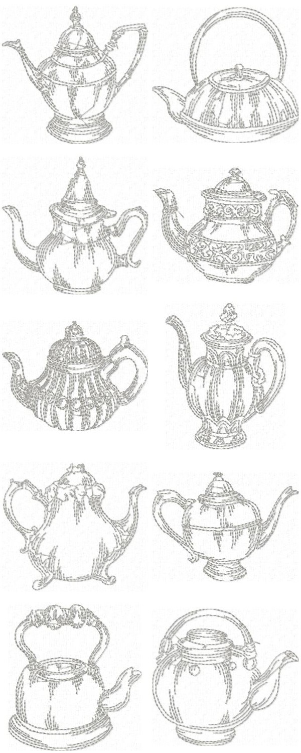 teatime2 machine embroidery contact sheet