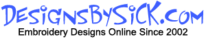 Designsbysick.com Embroidery Machine Designs